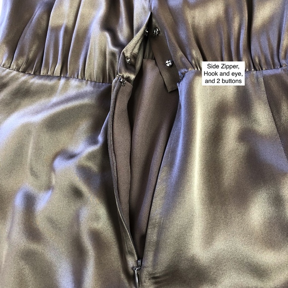 Banana Republic Silk Cocktail Dress, Sz 6 - Picture 7 of 8